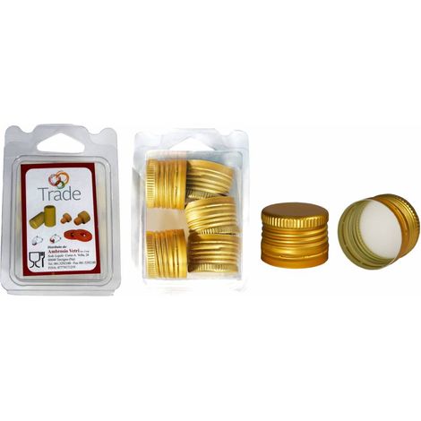 TAPPO A VITE PER DAMA NUDA D 35X18 MM 5 PZ- 1,0 confezione