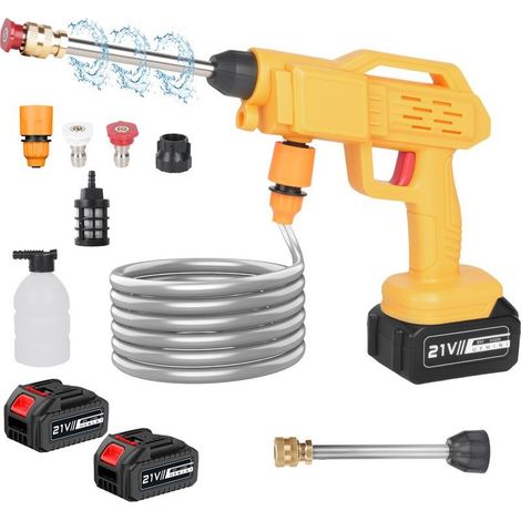 Nettoyeur haute pression sans fil 1500W 48V avec batterie 6000mAh — pistolet d’eau multifonction — auto-aspirant — pour lavage voiture (1/5)
