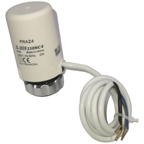 Attuatore universale per collettori di distribuzione ERCOS PRAZ4  230V (1/3)