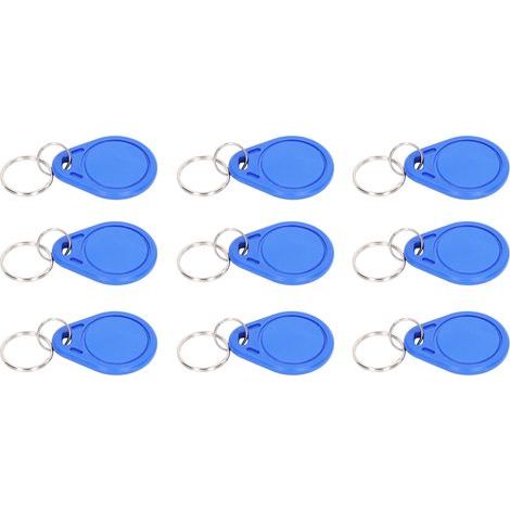 Étiquettes RFID 13.56 MHz, 100 unités pour systèmes de contrôle d'accès, badges pour portes, immeubles, transports en commun et porte-clés