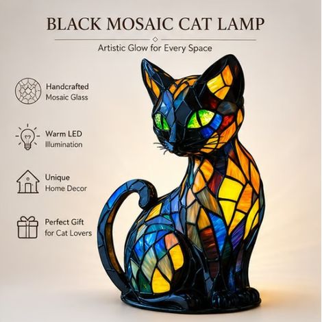 Glass Cat Lamp That Makes Any Room Feel Magica Glass Cat Lamp A -