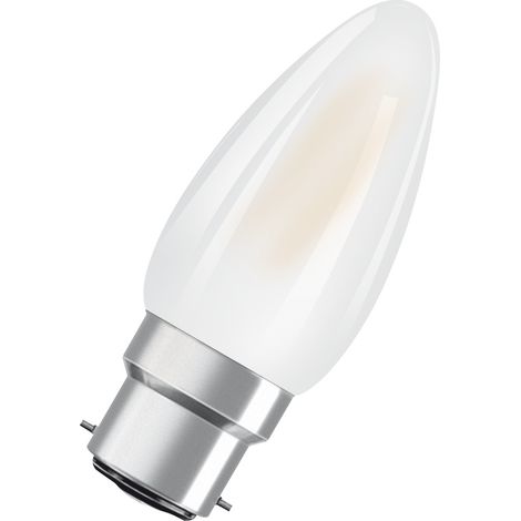 Led Llama de Vidrio Opaco 2.5w B22 Luz Cálida Caja 1 - Osram (1/2)