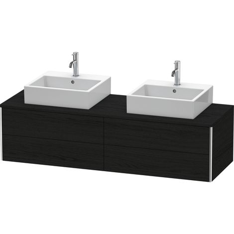 Duravit XSquare Konsolenwaschtischunterbau wandhängend, für zwei