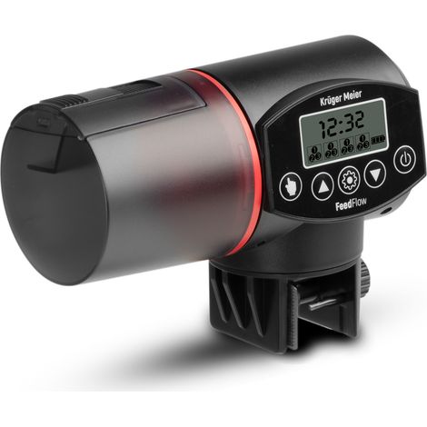 Distributeur automatique de nourriture pour oiseaux KRUGER MEIER FEEDFLOW, réservoir de 3 litres (1/5)