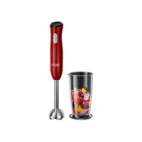 Russell Hobbs Batidora de Mano Desire - Cuchillas Acero Inoxidable, Vaso de 0,5L, 2 Velocidades, Función Pulse, Piezas Lavables en Lavavajillas, Rojo - 24690-56 (1/5)