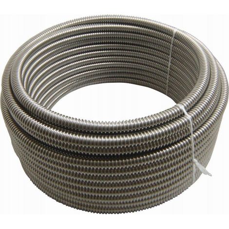 Agaflex Rura karbowana acier inoxydable 5 mètres argent