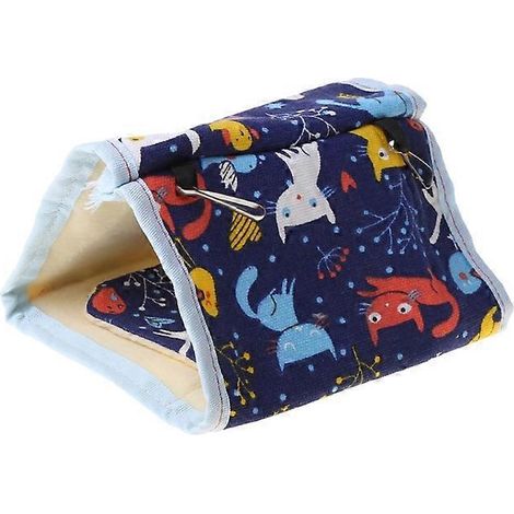 Nid douillet suspendu pour perroquet, hamac, lit, cachette pour hamster, gerbille - M (1/5)