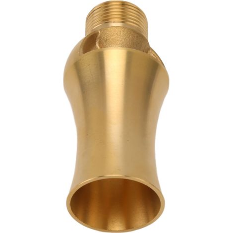 Buse de fontaine à pompe pour bassin en cuivre cascade tour de glace cèdre tête de jet orientable 90° jardin étang G1/2 G3/4 universel 9,5 cm (1/5)
