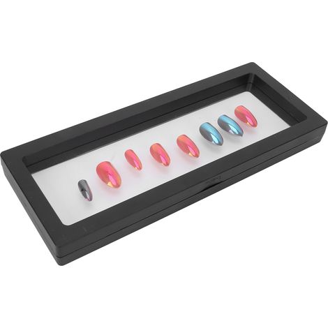 Écrin flottant suspendu pour bijoux - Présentation anti-poussière et anti-oxydation avec cadre (1/5)