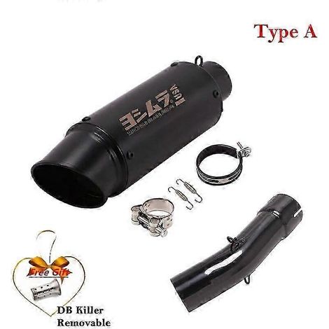 Système d'échappement modifié adapté pour moto, silencieux en fibre de carbone pour SUZUKI SV650, SV650X, années 2003 à 2015, DB Killer (Type A) (1/5)