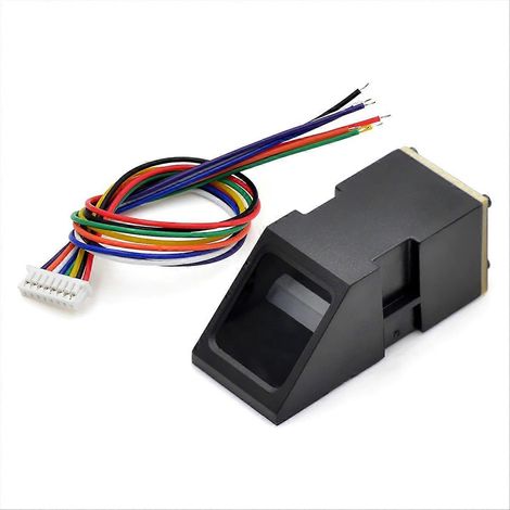 AS608 Fingerabdruckleser-Sensormodul, optisches Fingerabdruckmodul für Schlösser, serielle Kommunikationsschnittstelle (1/5)