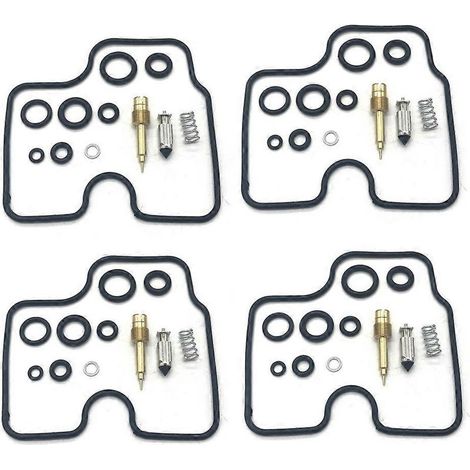 Kit de réparation de carburateur pour moto NC31 CB400 CB400SF CB 400 SF NC 31 (4 pièces) - Aiguille flottante et filtre à air (1/5)