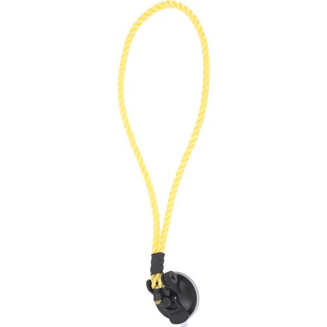 Porte-chapeau à ventouse jaune pour chapeau cowboy, fixation par corde, décoration intérieure et véhicule, support mural. (1/5)