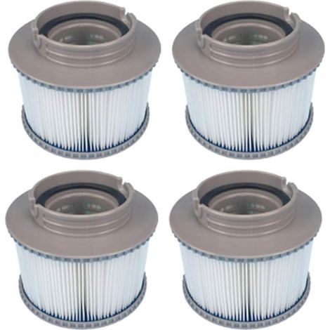 4pcs, cartouche de filtre pour piscine, bain à remous et Spa cartouche de filtre de piscine gonflable (1/3)