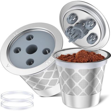 Reusable Cupe K for Ke K Supreme machine - permanent Ke coffee filter. Refillable Cupe K for Ke K Supreme Plus Coffee Shops (2 pcs) (1/5)