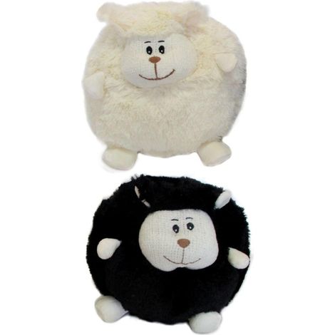 Coussin boule mouton 14 cm MIX
