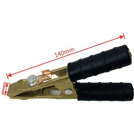 4-teiliges professionelles Messing-Batterie- oder Starthilfe-Klemmen-Set (+ und -) 250B. (1/5)