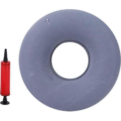 Neues aufblasbares Sitzkissen, Kopfkissen, Ringkissen, Mönchskissen (blau) (1/5)