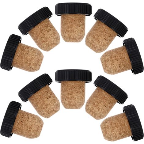Lot de 30 bouchons liège, forme T, pour bouteilles et bocaux (1/5)