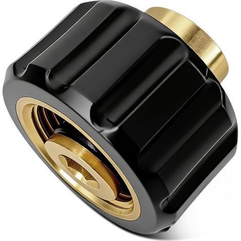 Hochdruckreiniger-Adapter für Kärcher M22 x 1,5 auf 1/4" – M22 x 1,5 – 1/4"-Innengewindeadapter für Hochdruckreiniger – Passend für Kärcher, Kränzle, Nilfisk (1/5)