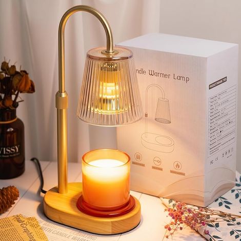Lampe Chauffe Bougie avec minuterie - Candle Warmer Lamp Cadeau Femme (1/5)