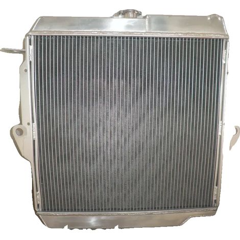 Radiador de aluminio para Land Cruiser Serie 70 FJ73/FJ75 de gasolina (1985-1993). Disipación de calor mejorada, construcción duradera y diseño ligero. (1/4)