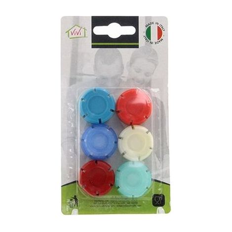 Eliplast Confezione 6 Tappi Bottiglia Vivi, Plastic