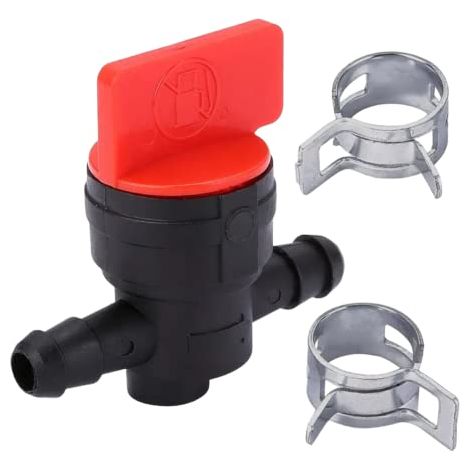 [JAMAIS UTILISÉ]Robinet d'essence universel en plastique de 8 mm 1/4" avec tuyau de 6 mm pour moto, quad, scooter, scooter (1/5)