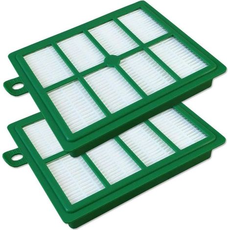 Adecuado para filtro de salida de aire de aspiradora Philips FC8760/FC8761/FC9710/FC8766 (verde, 2 piezas) (1/5)