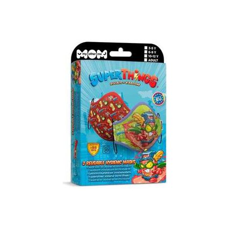 SET 2 MASCARILLAS SUPER ZINGS 10-12 AÑOS