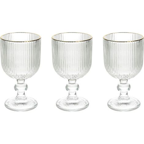 Set 3 Calici Eclipse Filo Oro (1/2)