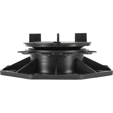 Wolketon Supporto autolivellante per terrazza lastre 40-70 mm 0-5% pendenza PP nero 100 pezzi
