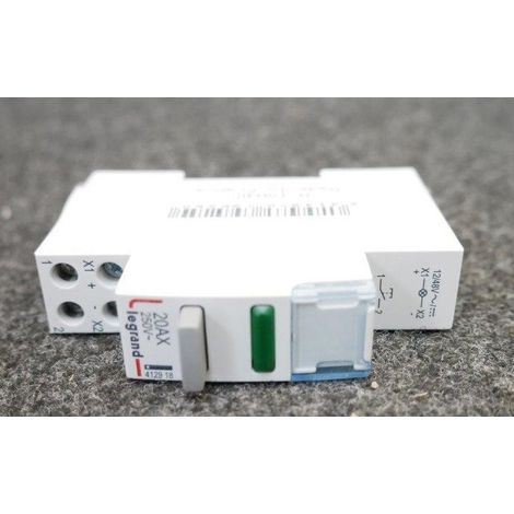 CX3 POUSSOIR 1NO AVEC VOYANT VERT 12/48V LEGRAND 412918