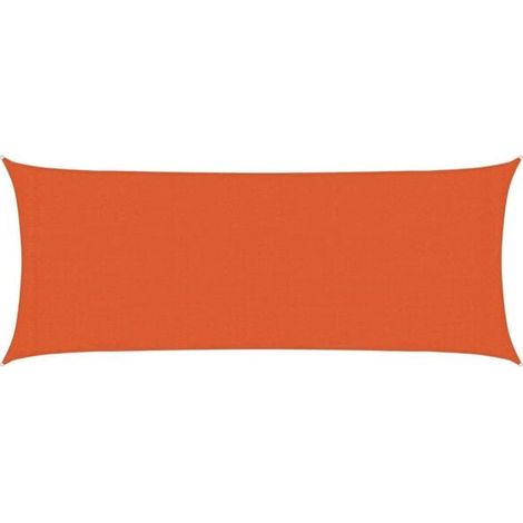 Voile d'ombrage, 160 g/m², orange, polyéthylène haute densité 2 x 4,5 m (1/5)