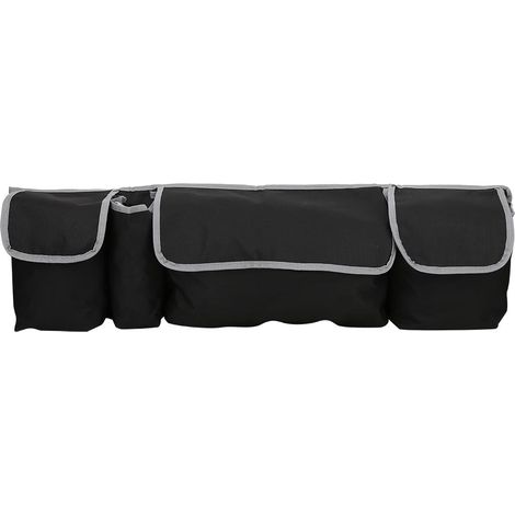 Sac de Rangement Polyvalent pour Coffre de Voiture, Organisateur Suspendu pour Sièges Arrière, Noir (1/5)