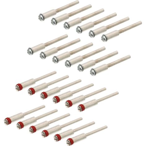 Porte-disque de Coupe Mandrin à Vis en Alliage 40 Pièces pour Outils Rotatifs, Accessoires Ponçage et Lustrage, Compatible Disques Abrasifs Style - (1/5)