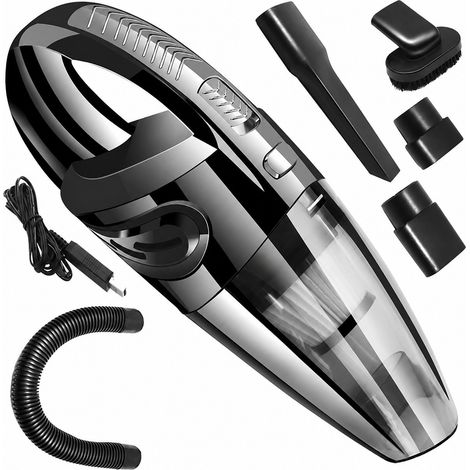 Aspirateur à main sans fil, 90 W, 2500 mAh, rechargeable par USB, cyclonique, pour voiture et maison (1/5)