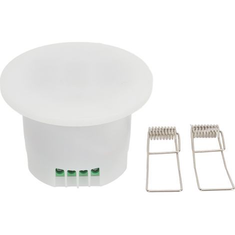 Capteur de présence à ondes millimétriques AC220V/110V, interrupteur de plafonnier à détection de mouvement réglable 24GHz pour la maison (1/5)