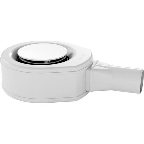 Kaldewei Sifone di scarico KA 90 per piatti doccia con SECURE PLUS, copertura dello scarico smaltata 687740452711