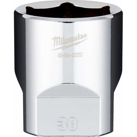 Antriebsmuffe Milwaukee 4932480027 Chrom Finish Four Flat Design (1/2)