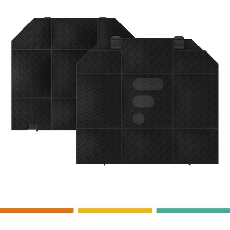 1 Filtre à charbon, 26.5x23.5x1.5cm, pour hotte Roblin, filtration odeurs (1/5)