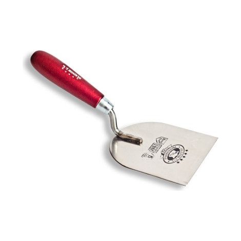 Truelle à carrelage en acier inoxydable de 80 mm avec huilier