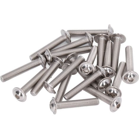 Senkkopfschrauben M8x40 mm, 50er-Pack, Edelstahl A2-70, Maschinenschrauben mit Innensechskantantrieb, Zylinderkopfschrauben, Hochleistungsbefestigungselemente für die industrielle Montage (1/5)