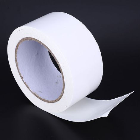 Adhésif double face pour tissu, blanc, haute résistance, haute adhérence, adhésif double face spécial pour les coutures sans couture du cuir, des revêtements de sol d'exposition et des tapis, 50 mm de