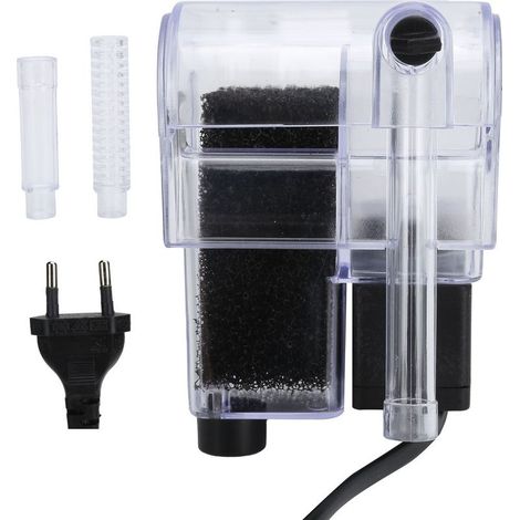 Filtre externe aquarium – cascade – suspendu – multifonctionnel – prise EU 220V (1/5)