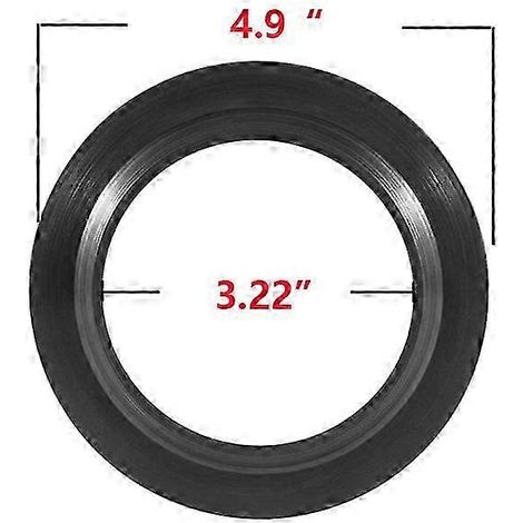 Joint d'étanchéité pour toilettes de camping-car 33239 pour Thetfor RV Parts - Joint à bille de vidange pour toilettes - Noir SZRH AF (1/5)