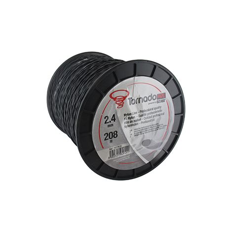 Bobina de fil de nylon copolímero Ozaki Tornado - Longitud: 208m, ø: 2,40mm.