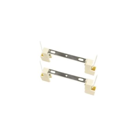 Douilles pour ampoules halogènes R7S 118 mm et ampoules LED R7S, AC 100-240 V culot linéaire en céramique R7S J118, adapté aux spots/appliques murales/plafonniers paquet de 2. - Crezuo (1/4)