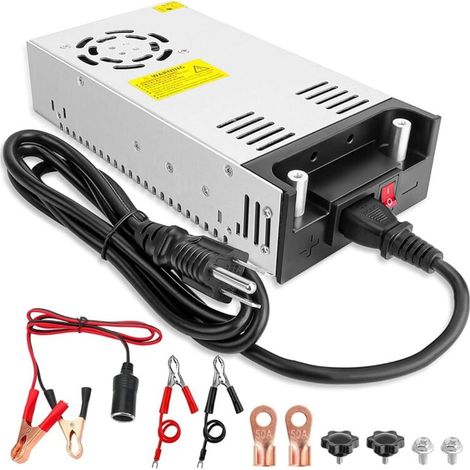Adaptateur Secteur 110V vers 12V DC 50A 600W Convertisseur AC pour Prise Américaine (1/4)