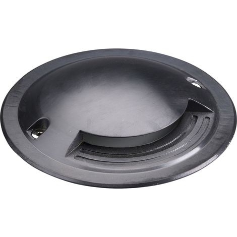 Encastré de sol extérieur ZEPH 2 230V déflecteur simple anthracite 3000K 3x2W - EUROPOLE - 55242DSAN